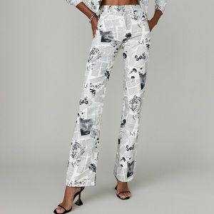 reformation newspaper pants